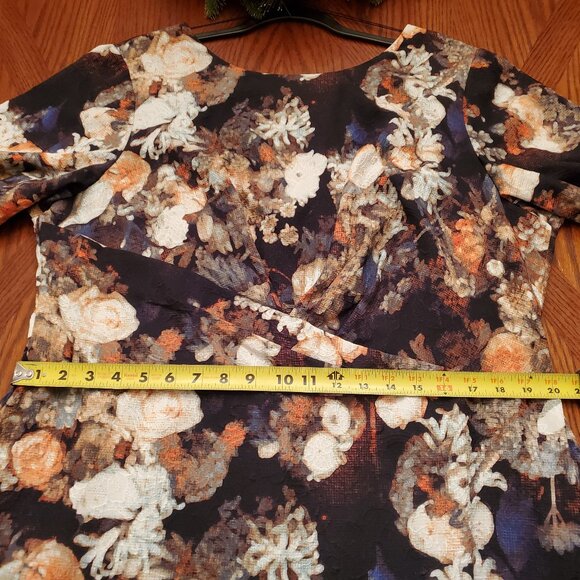 Adrianna Papell Fall Dress 18W - Picture 5 of 11